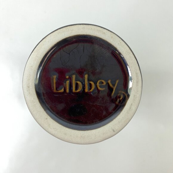 Libbey Ceramic Set 2 Tiki Tall Volcano Drip Bamboo Style Cocktail Tumbler Black - Picture 9 of 13